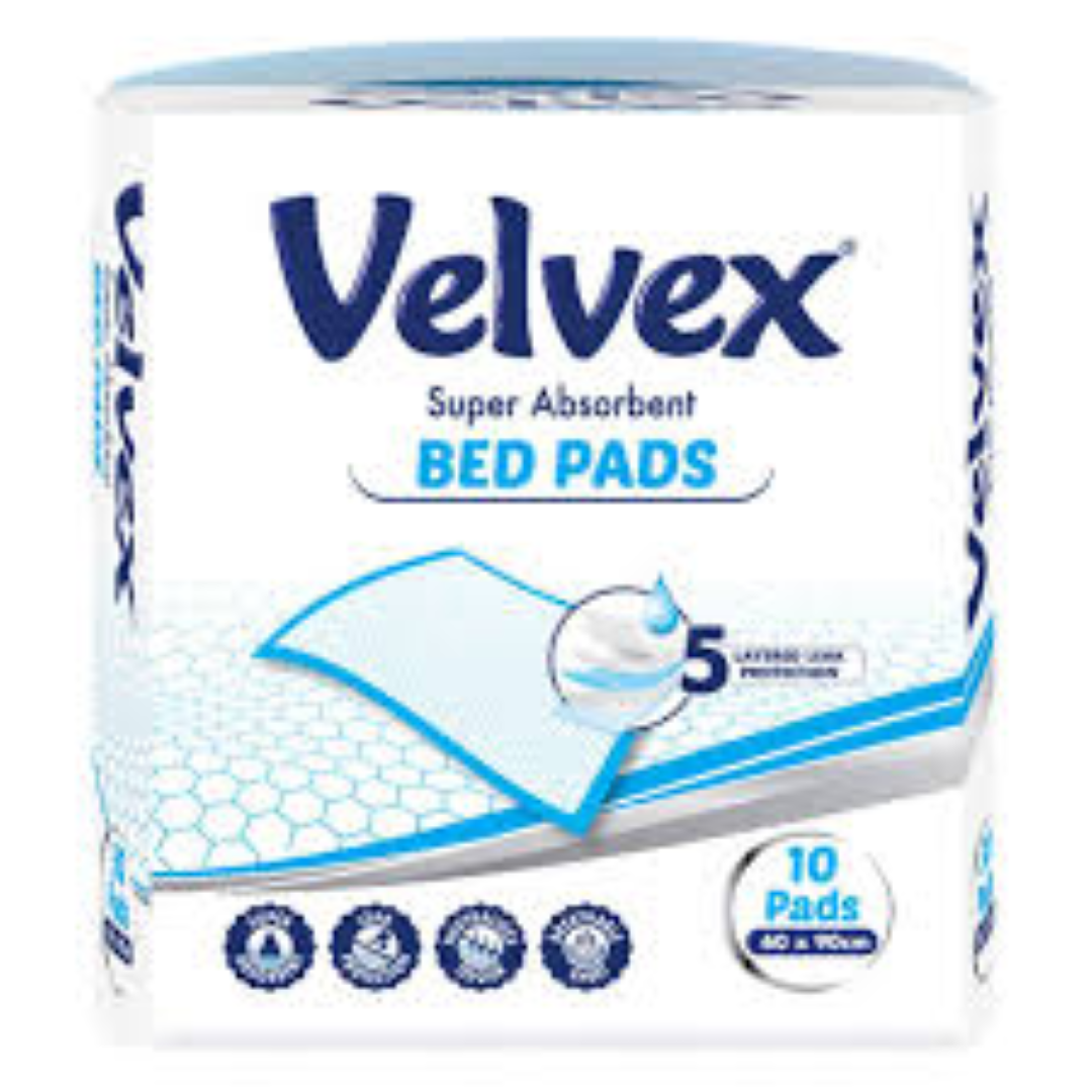 VELVEX BEDPADS 10S 